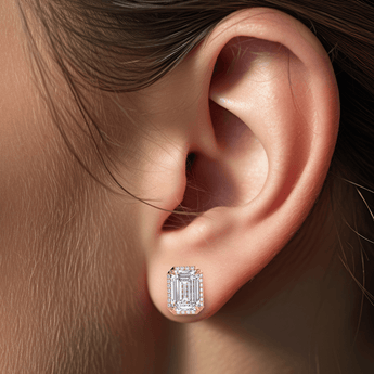 Lab Grown Diamond Stud Earrings 