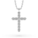 Lab Grown Diamond Cross Necklace 