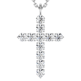 Lab Grown Diamond Cross Necklace 