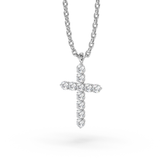 Lab Grown Diamond Cross Necklace 