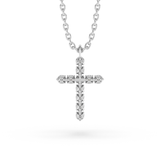 Lab Grown Diamond Cross Necklace 