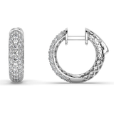 Lab Grown Diamond Hoop Earrings 