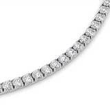 Lab Grown Diamond Tennis Necklace 