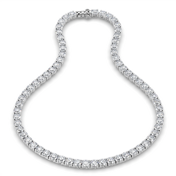 Lab Grown Diamond Tennis Necklace 