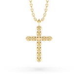 Lab Grown Diamond Cross Necklace 