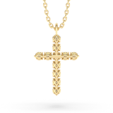 Lab Grown Diamond Cross Necklace 