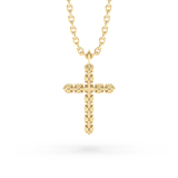 Lab Grown Diamond Cross Necklace 