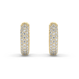 Lab Grown Diamond Hoop Earrings 