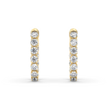 Lab Grown Diamond Hoop Earrings 