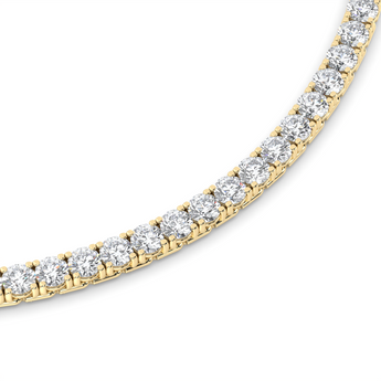 Lab Grown Diamond Tennis Necklace 