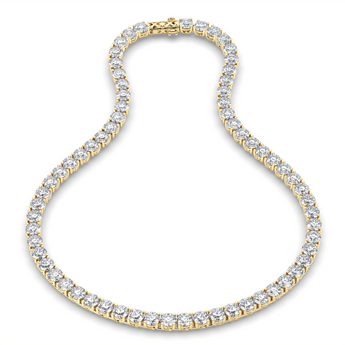 Lab Grown Diamond Tennis Necklace 