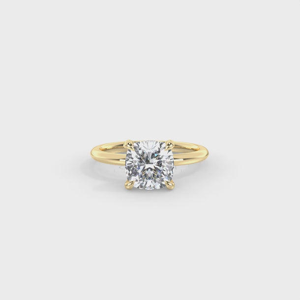 Lab Grown Diamond Engagement Ring "Mira" #color_yellow-gold