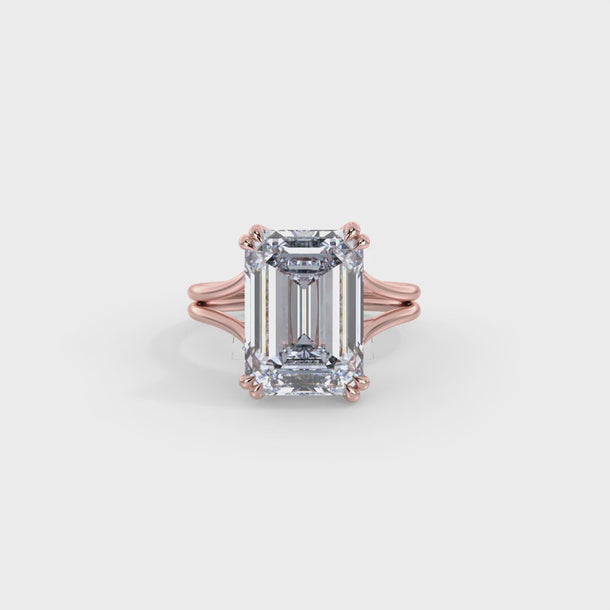 Lab Grown Diamond Engagement Ring  "Siena" #color_rose-gold