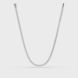 Lab Grown Diamond Tennis Necklace 
