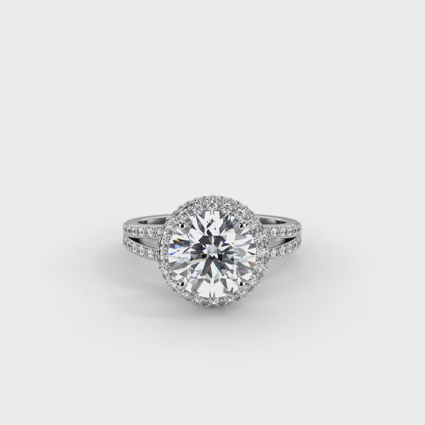Lab Grown Diamond Engagement Ring "Odette" #color_platinum