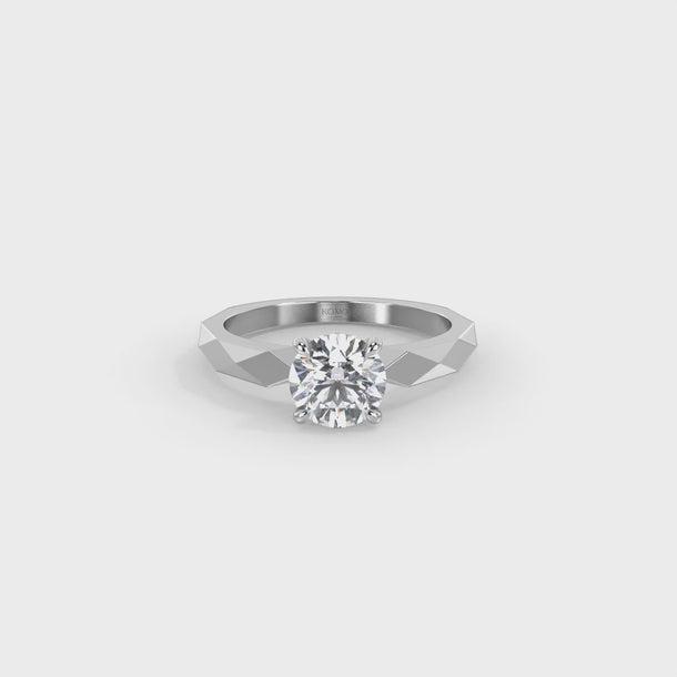 Lab Grown Diamond Engagement Ring "Sabina" #color_platinum