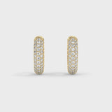 Lab Grown Diamond Hoop Earrings 
