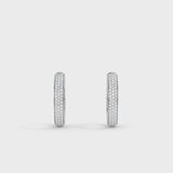 Lab Grown Diamond Hoop Earrings 