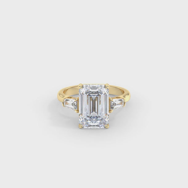 Lab Grown Diamond Engagement Ring "Artemis" #color_yellow-gold