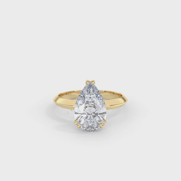 Lab Grown Diamond Engagement Ring "Kaia" #color_yellow-gold