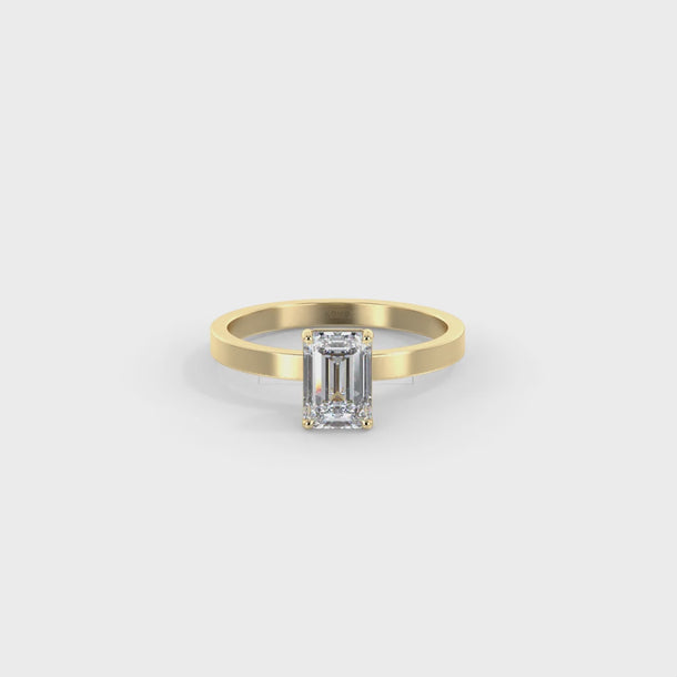 Lab Grown Diamond Engagement Ring "Ingrid" #color_yellow-gold