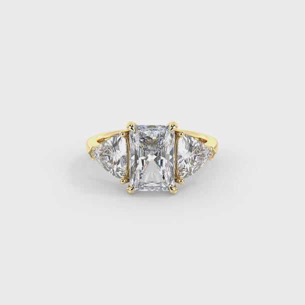 Lab Grown Diamond Engagement Ring "Serena" #color_yellow-gold