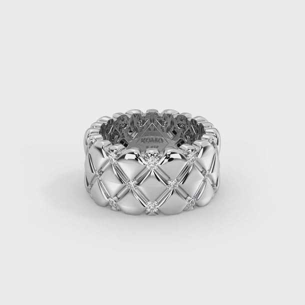 Lab Grown Diamond Engagement Ring "Colosseum" #color_platinum