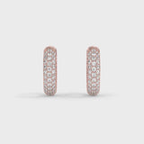 Lab Grown Diamond Hoop Earrings 