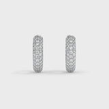 Lab Grown Diamond Hoop Earrings 