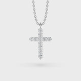 Lab Grown Diamond Cross Necklace 