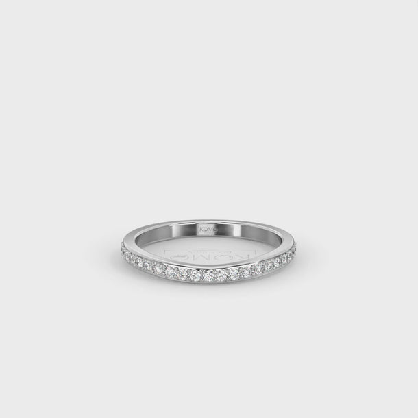 Lab Grown Diamond Wedding Ring "Fleur" #color_platinum