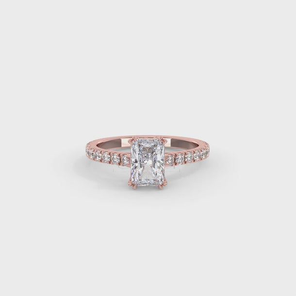 Lab Grown Diamond Engagement Ring "Arden" #color_rose-gold