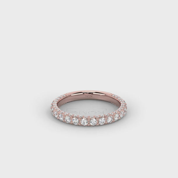 Lab Grown Diamond Wedding Ring "Regina" #color_rose-gold
