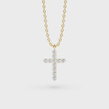 Lab Grown Diamond Cross Necklace 