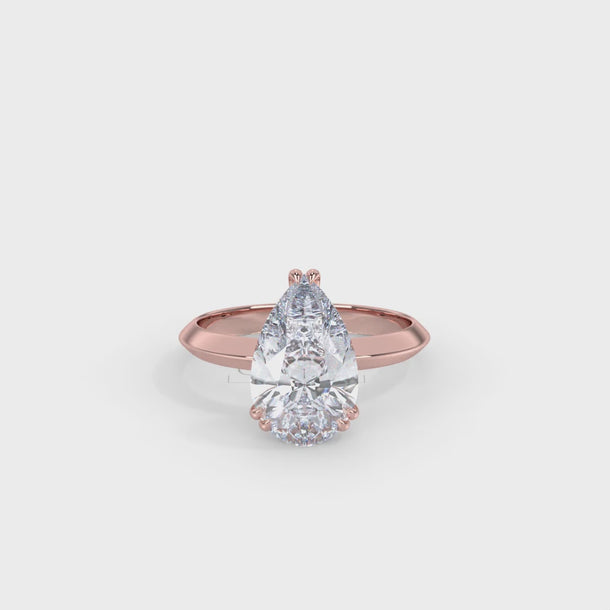 Lab Grown Diamond Engagement Ring "Kaia" #color_rose-gold