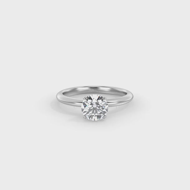 Lab Grown Diamond Engagement Ring "Stella" #color_platinum
