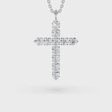 Lab Grown Diamond Cross Necklace 
