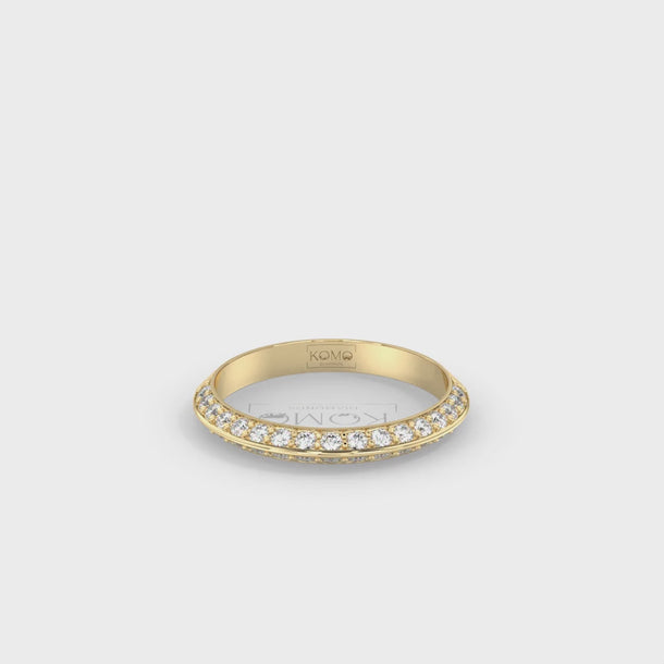 Lab Grown Diamond Wedding Ring "Colette" #color_yellow-gold