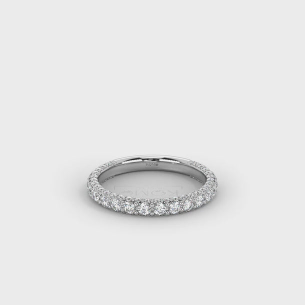 Lab Grown Diamond Wedding Ring "Regina" #color_platinum