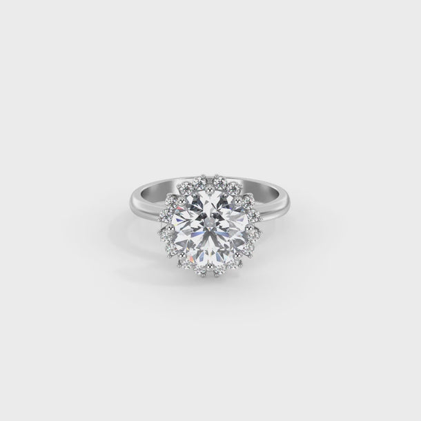 Lab Grown Diamond Engagement Ring "Astra" #color_white-gold