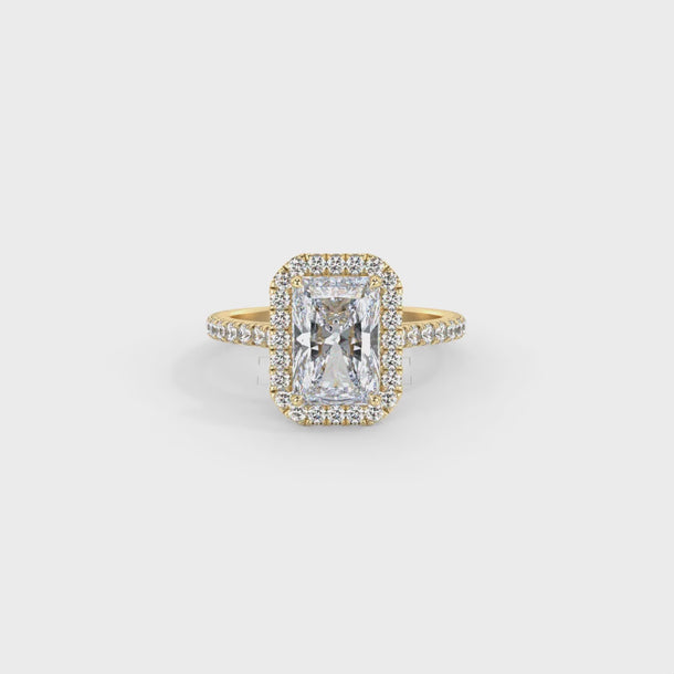 Lab Grown Diamond Engagement Ring "Aurelia" #color_yellow-gold