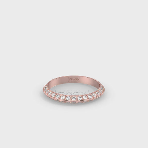 Lab Grown Diamond Wedding Ring "Colette" #color_rose-gold