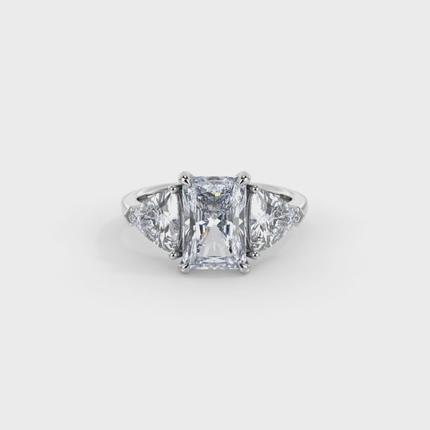 Lab Grown Diamond Engagement Ring "Serena" #color_white-gold