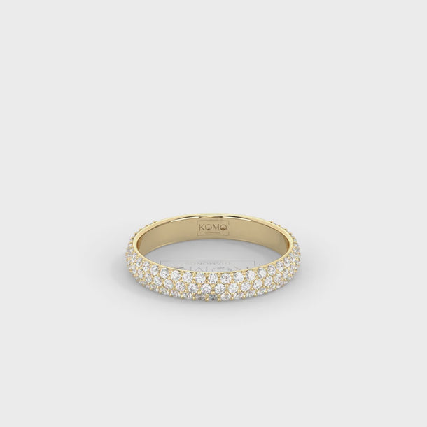 Lab Grown Diamond Wedding Ring "Lumina" #color_yellow-gold