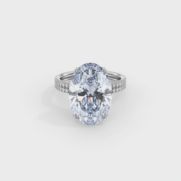 Lab Grown Diamond Engagement Ring "Callista" #color_platinum
