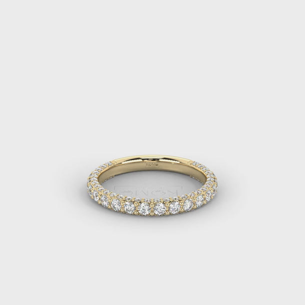 Lab Grown Diamond Wedding Ring "Regina" #color_yellow-gold