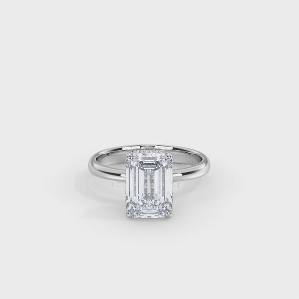 Lab Grown Diamond Engagement Ring "Greta" #color_platinum