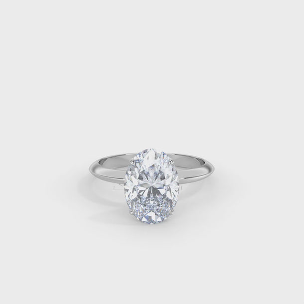 Lab Grown Diamond Engagement Ring "Lyra" #color_platinum