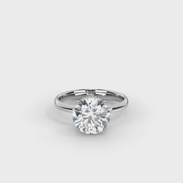 Lab Grown Diamond Engagement Ring "Giselle" #color_platinum