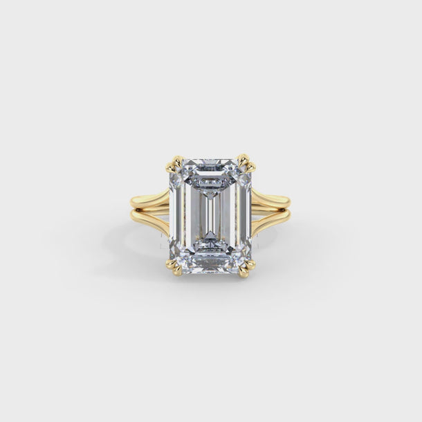 Lab Grown Diamond Engagement Ring  "Siena" #color_yellow-gold